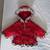 Baby Girls 9 Months Red Winter Snow Jacket 1 thumbnail