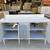 60" BATHROOM VANITY Nova Storm Gray Double Sink Cabinet w/ White Top 4 thumbnail