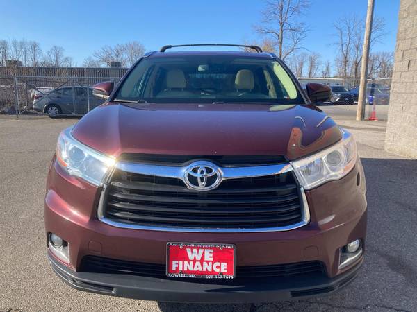 2015 Toyota Highlander Limited AWD – ROJO – ¡Financiamiento Fácil! - $500 (Lowell, Ma (Pago Inicial))63615830072067121