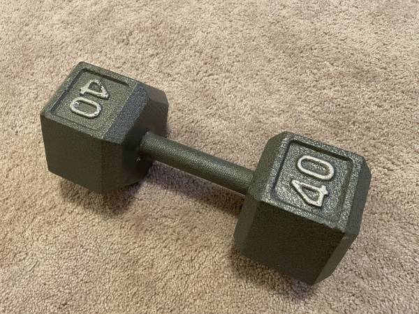40lb dumbell free weight 1