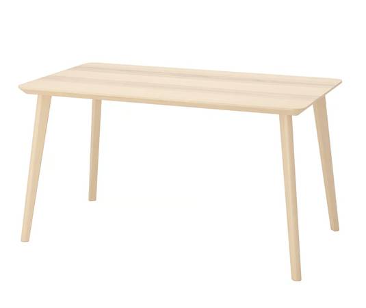 IKEA LISABO Rectangular Table, Lightly Use 1