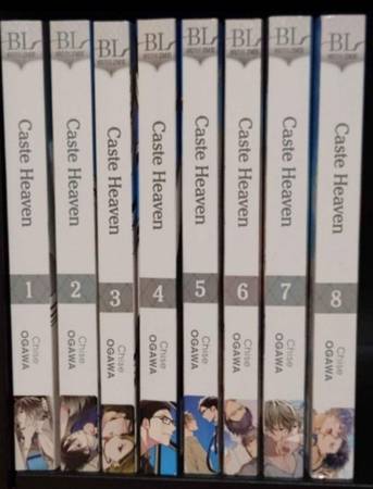 Caste Heaven Yaoi Boy Love English Manga Volumes 1-8 1
