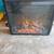 Electric Fireplace/Heater 6 inch deep 18 inch square realistic flames 1 thumbnail