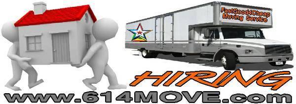 MOVERS - WORK WHEN YOU WANT! HOURLY RATE, BONUS AND TIPS PAID DAILY! 1