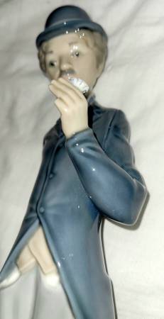 Vintage Figurines Porcelain Lladró #5233 Charlie Chaplin 