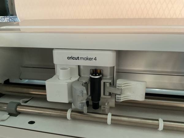 Cricut Maker 4 machine with blades, aluminum/paper/sticker sheets 1
