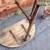 Small 1/2 circle 3 legged antique table shabby 3 thumbnail