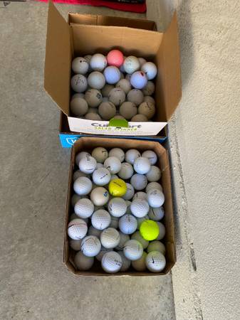 -⛳️  Mixed played golf balls. 1