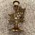 *brass owl candlestick with alabaster accents 2 thumbnail