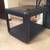 Black End table with beveled glass top 7 thumbnail