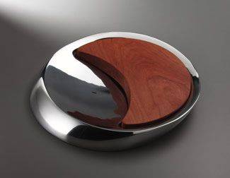 Nambe Eclipse 14-Inch Cheese Tray 1