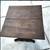 21" antique Mission folding tiger oak wood side table bistro card game 9 thumbnail