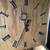 Vintage Mid Century Modern Oak and Chrome Grandfather Clock 8 thumbnail