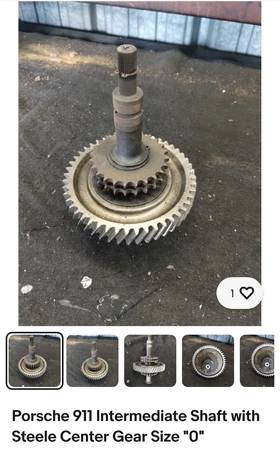 Porsche 911 intermediate shaft-used 1