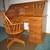Rolltop Oak Desk and Chair 1 thumbnail