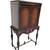 Vintage walnut display cabinet/bar 4 thumbnail
