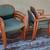 beautiful four swivel CHAIRS with BENTWOOD seatbacks laminate TABLE 18 thumbnail
