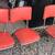 Vintage 1960's or 70's stackable chairs lot of 5 2 thumbnail