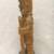 Vintage Warrior Hand Carved Wood Figurine W/ Bird On Top Of Headdress 4 thumbnail