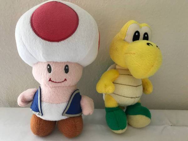 Toad and Koopa Troopa Plush Toy 1