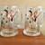 Glass Mug Stein Flying Mallard Ducks (2) 1 thumbnail