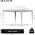 10x10 ft Portable Pop Up Canopy Tent with accessories 1 thumbnail