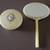 Vintage 40's/50's Bakelite Art Deco beveled Vanity Mirror and storage 3 thumbnail