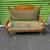 Antique Victorian Eastlake green velvet loveseat 6 thumbnail