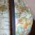 Vintage Rare Quality Replogle World Globe 16" Wood Stand topographical 5 thumbnail