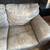 Leather couch with cover 8 thumbnail