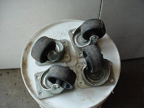 4 SWIVEL CASTERS (12) obo 1