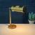Mid-Century Modern Distressed Brass Desk Lamp, c.1960’s 2 thumbnail