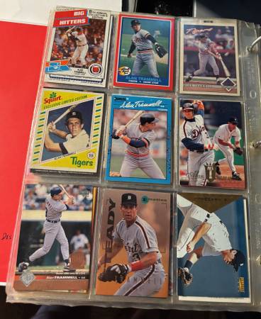 Alan Trammell Tigers Hall of Fame 9 baseball cards buy 1 or all 1