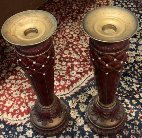 Set of 2 Candle Stands Beautiful Design 1