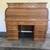 Oak Roll Top Desk - Green Marble Inlay 1 thumbnail