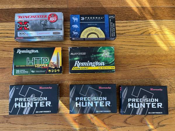 140 pcs of .300WM Brass (Once fired) 1