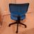 Ikea computer desk drawer with chair (blue & white) 11 thumbnail