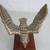 Large Vtg. Brass Eagle Trophy & Wood Base Signed Statue Sculpture 6 thumbnail