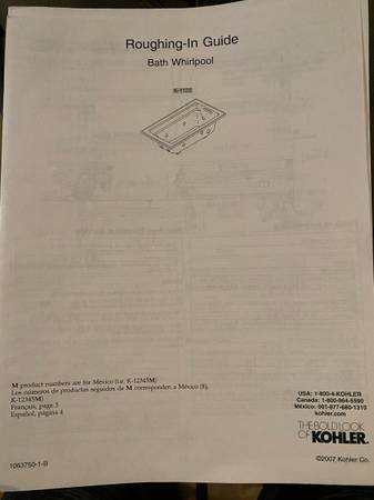 Drop in jetted tub 1