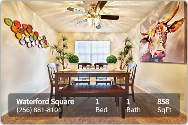 $999 / 1br - 858ft2 - Comfortable 858 sq ft 1 bd, 1 ba for all your needs. Call us now! (Huntsville)63658759912835121