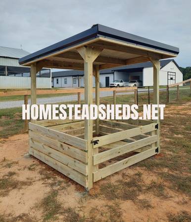 Hay Feeders- for round bales 1