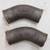 1.5 inch Cast Iron pipe NEW (71" long) and two 1.5" 45 degrees elbows 4 thumbnail