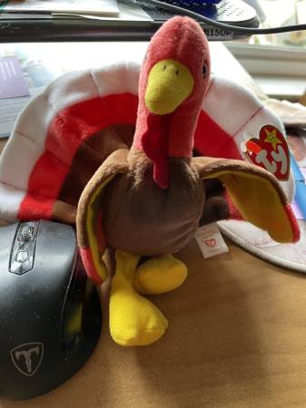 TY Beanie Babies | Gobbles | 1996 Tag Errors, Mint, Retired, Rare (Ori 1