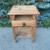 Rustic Solid Wood 18" End Table with a Small Drawer 6 thumbnail