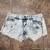 Low Rise Acid Wash Distressed Jean Shorts Size M 1 thumbnail