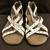 Gold Roman Rain Sandals Women’s Size 8W $10 + other Summer Shoes FREE 11 thumbnail