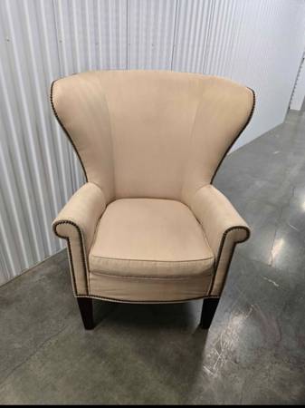 Mitchell Gold + Bob Williams Wingback Armchair, Unique Accent Armchair 1