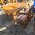Antique dinning table set 8 thumbnail