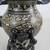 Etched Brass Ornate Tilt Tea Pot On Stand & Warmer 11" Tall 4 thumbnail
