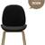 2 CosmoLiving Velvet Upholstered Dining Chair (2) Black/Gold -NEW- 2 thumbnail